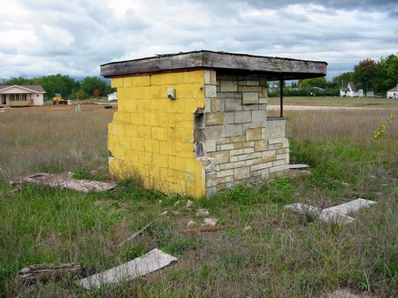 Hilltop Drive-In Theatre - Ticket Booth Rear